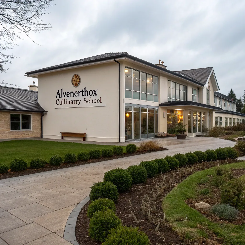 Exterior view of ALVENERTHOX Culinary School